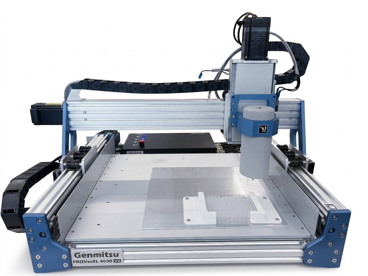 ASMI indentation instrument mounted on CubOS XL gantry
