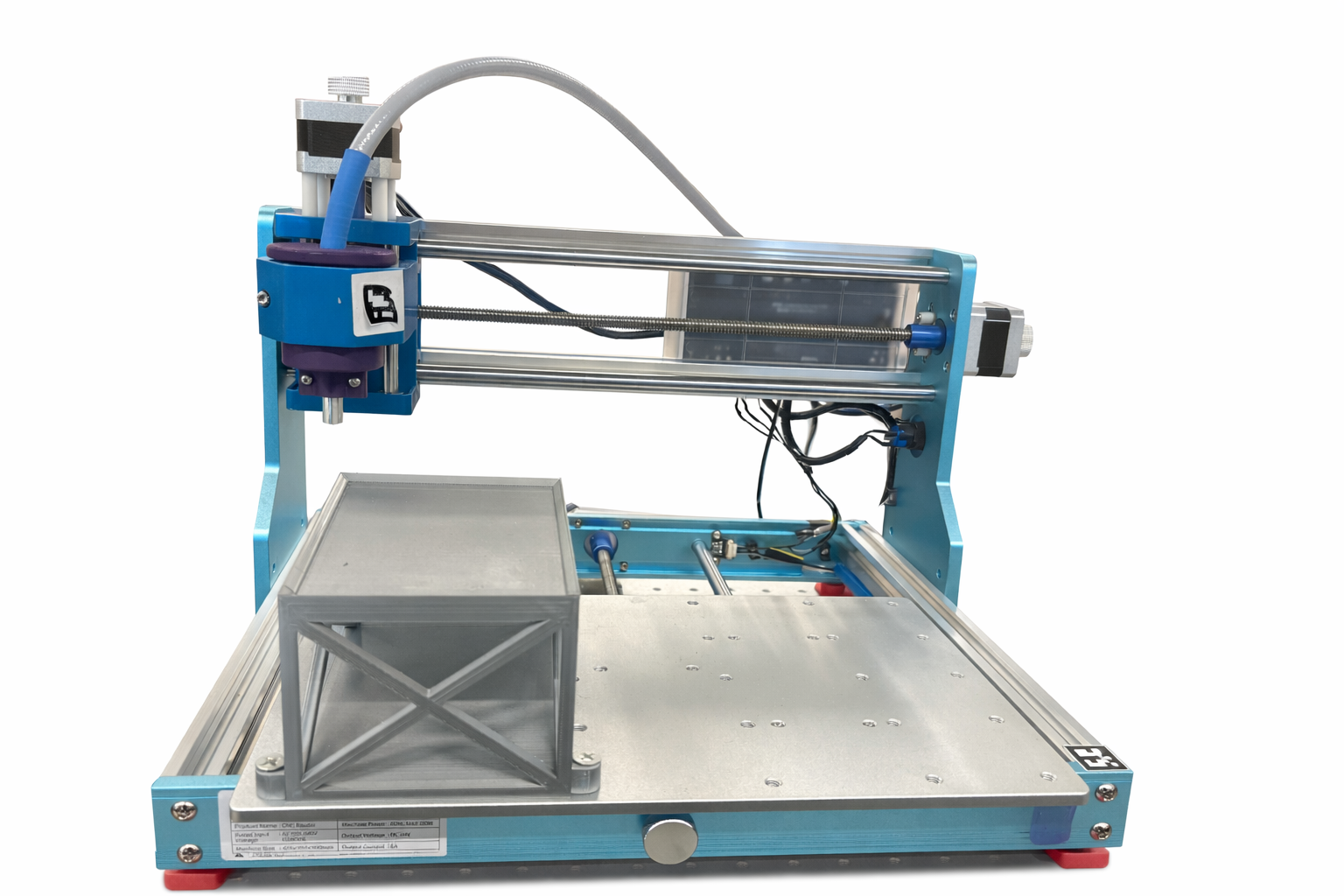 UV curing lamp mounted on CubOS gantry